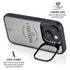 NHL Tampa Bay Lightning Black Text iPhone 15 Kickstand Case